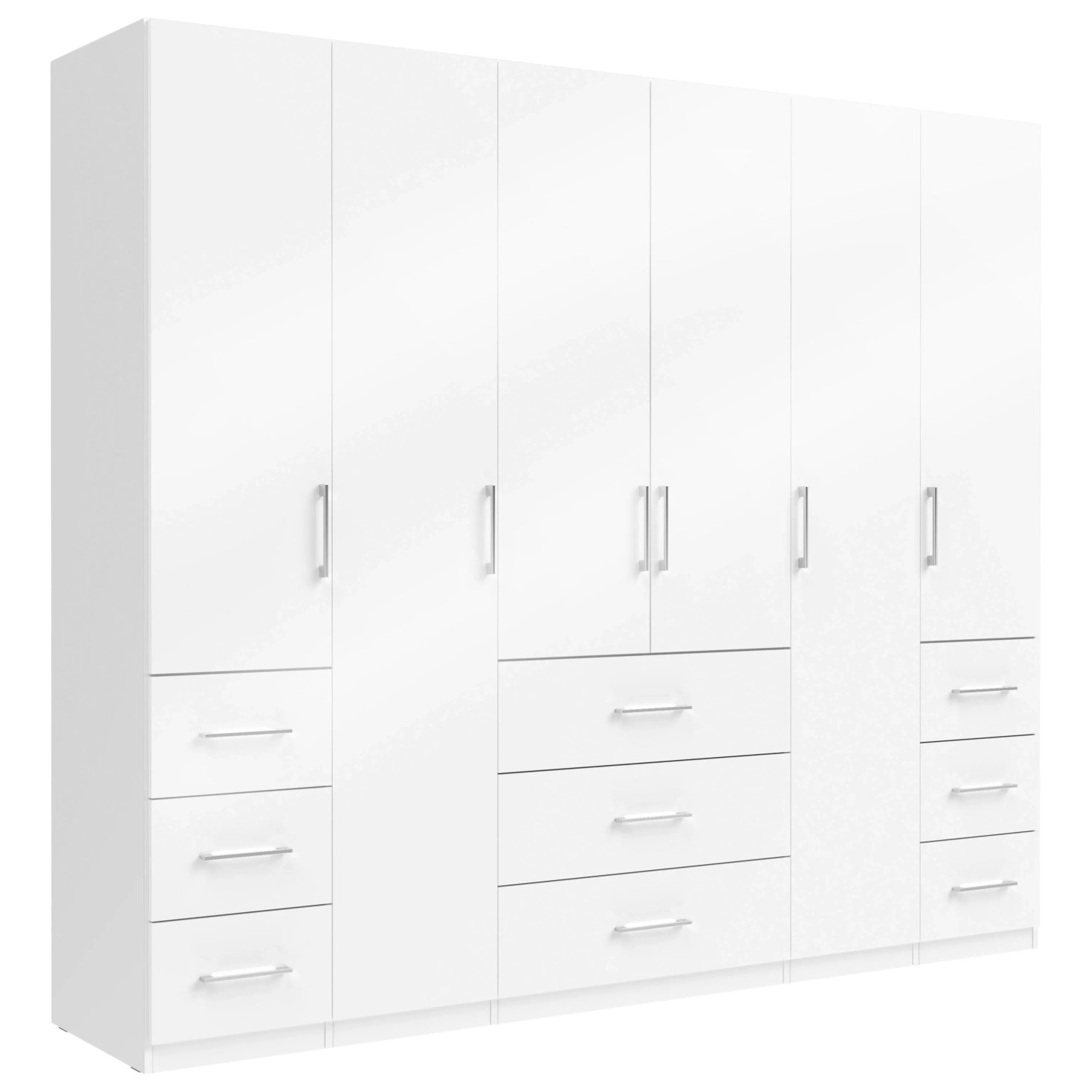 Mömax Drehtürenschrank Vivaldi Weiß Hochglanz