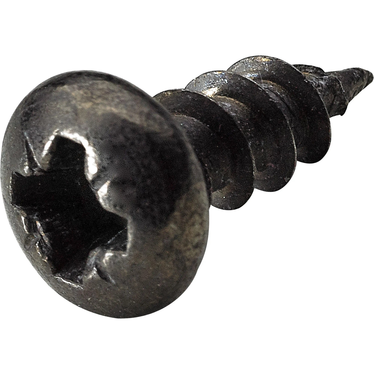 Schwarze Hettich Panheadschraube, Ø 3,5 x 9 mm, Stahl, Kreuzschlitz für Möbel.