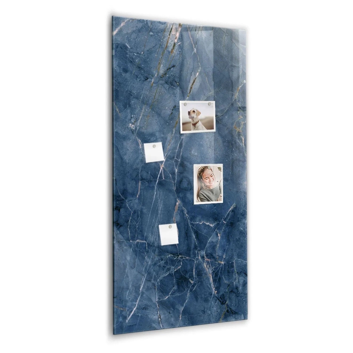 Tulup Schreib Magnettafel Dekorativer Marmor 60x120 cm Magnettafel Wohnzimmer Glas Weißer Marker Magnettafel Flur Glas