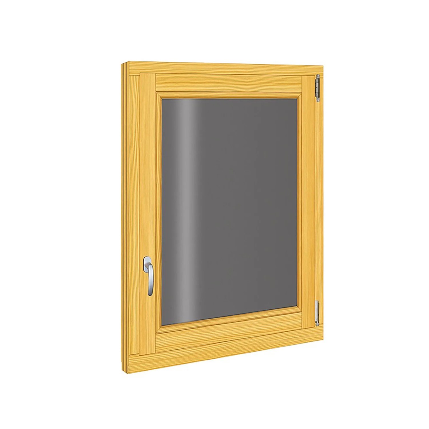 Roro Holzfenster Fichte 78 cm x 98 cm DIN R