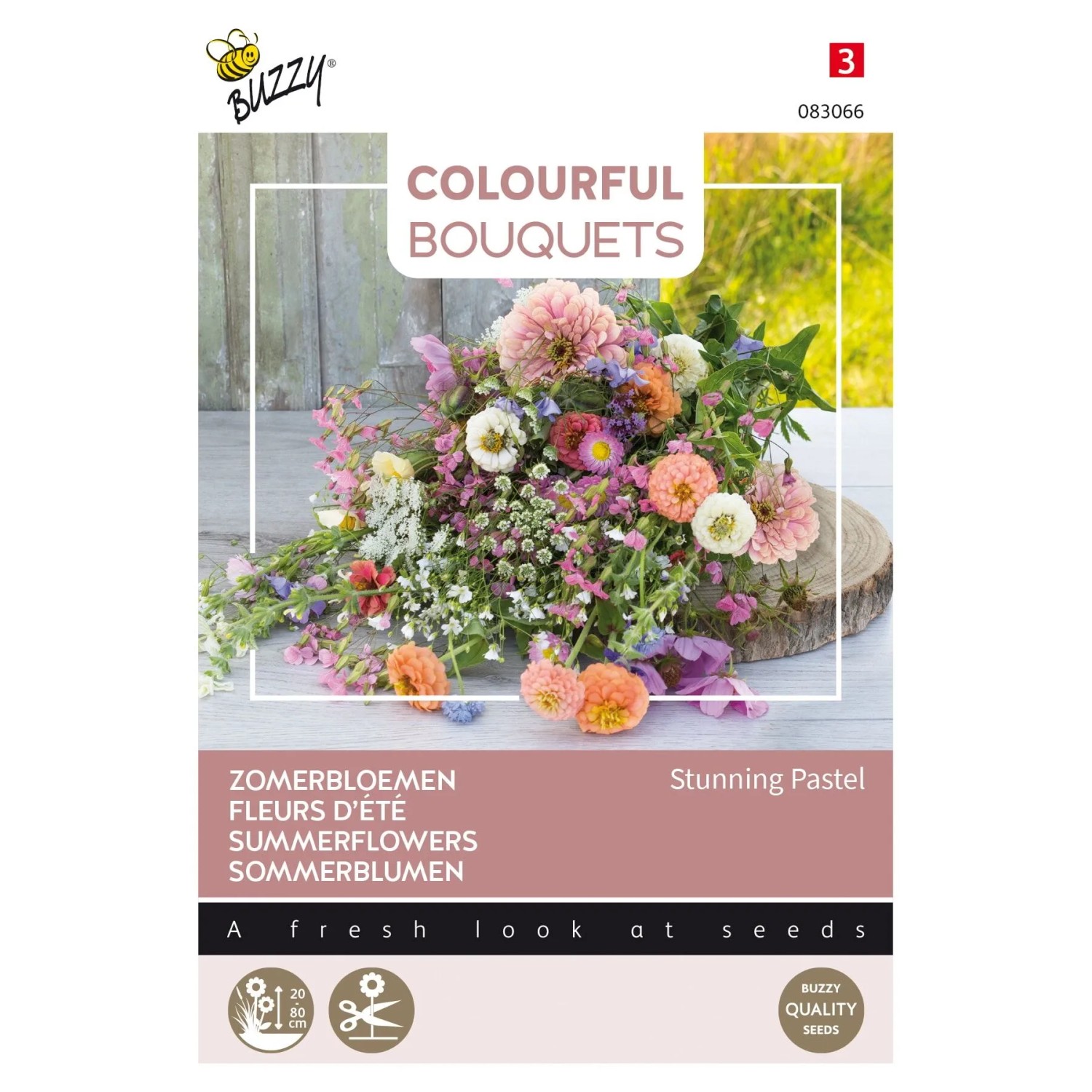 arborix Blumenmischung 'Stunning Pastel' Buzzy Colourful Bouquets Samen Ca. 3 G Pastelltöne