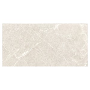 Graue Bodenfliese Feinsteinzeug Metro grey, 62x31 cm, mit Marmoroptik für Innen- und Außenbereich.