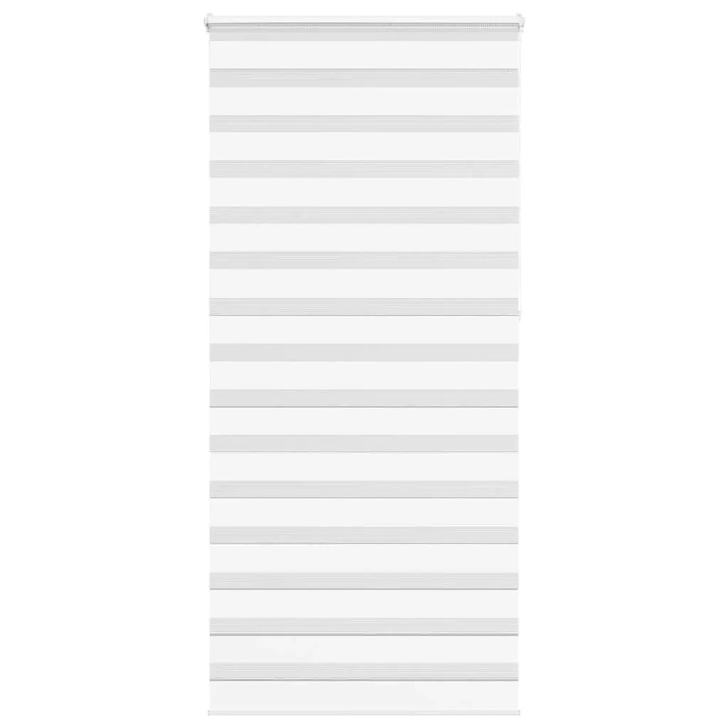 vidaXL Doppelrollo Weiß 110x230 cm Stoffbreite 105,9 cm Polyester 4014809