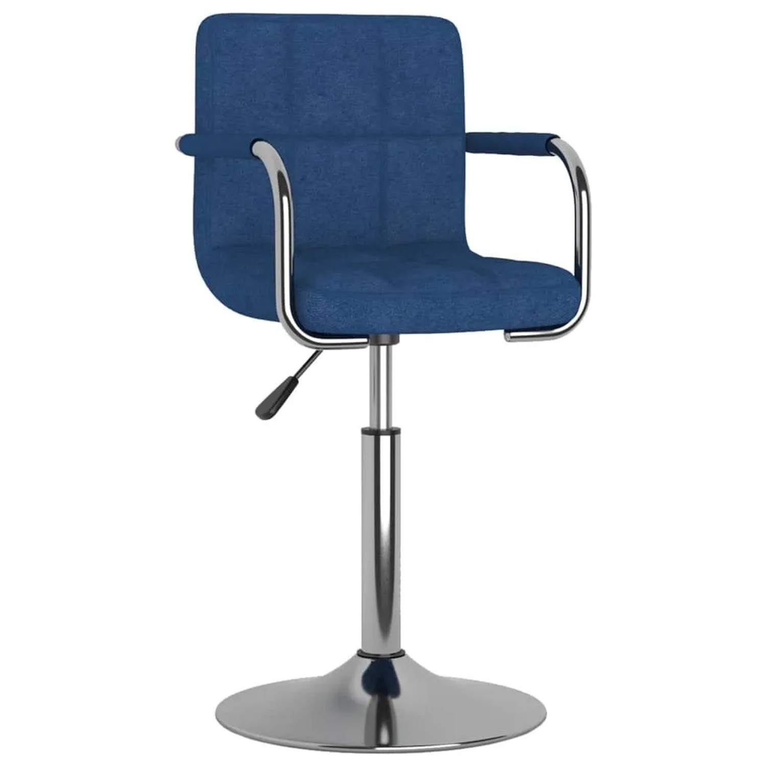 vidaXL Barhocker Blau Stoff 334547