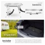 Tectake Aluminium Campingtisch Tina Faltbar Wetterfest 90 x 52 x 70 cm Silber_5