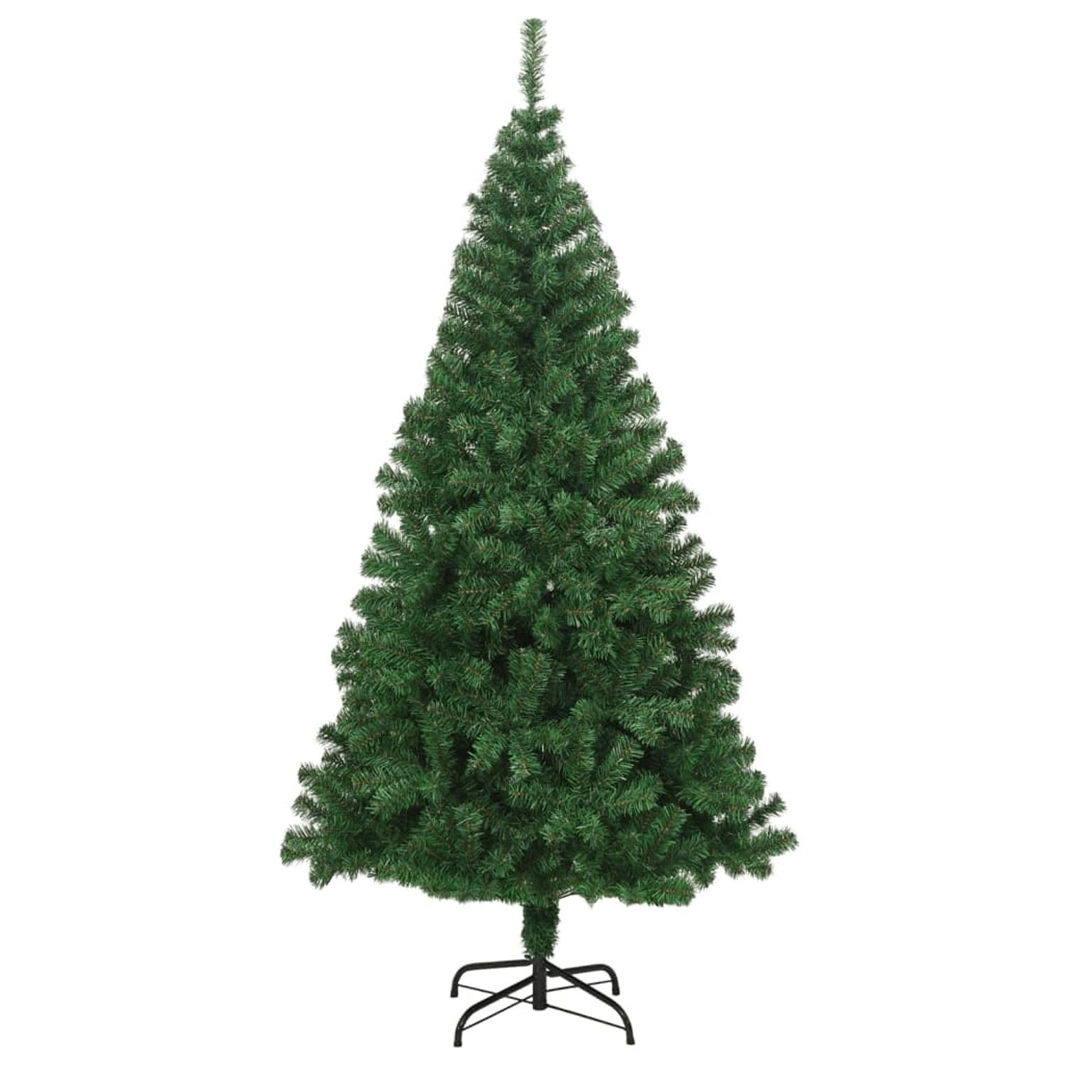 vidaXL Künstlicher Weihnachtsbaum mit Dicken Zweigen Grün 240 cm PVC