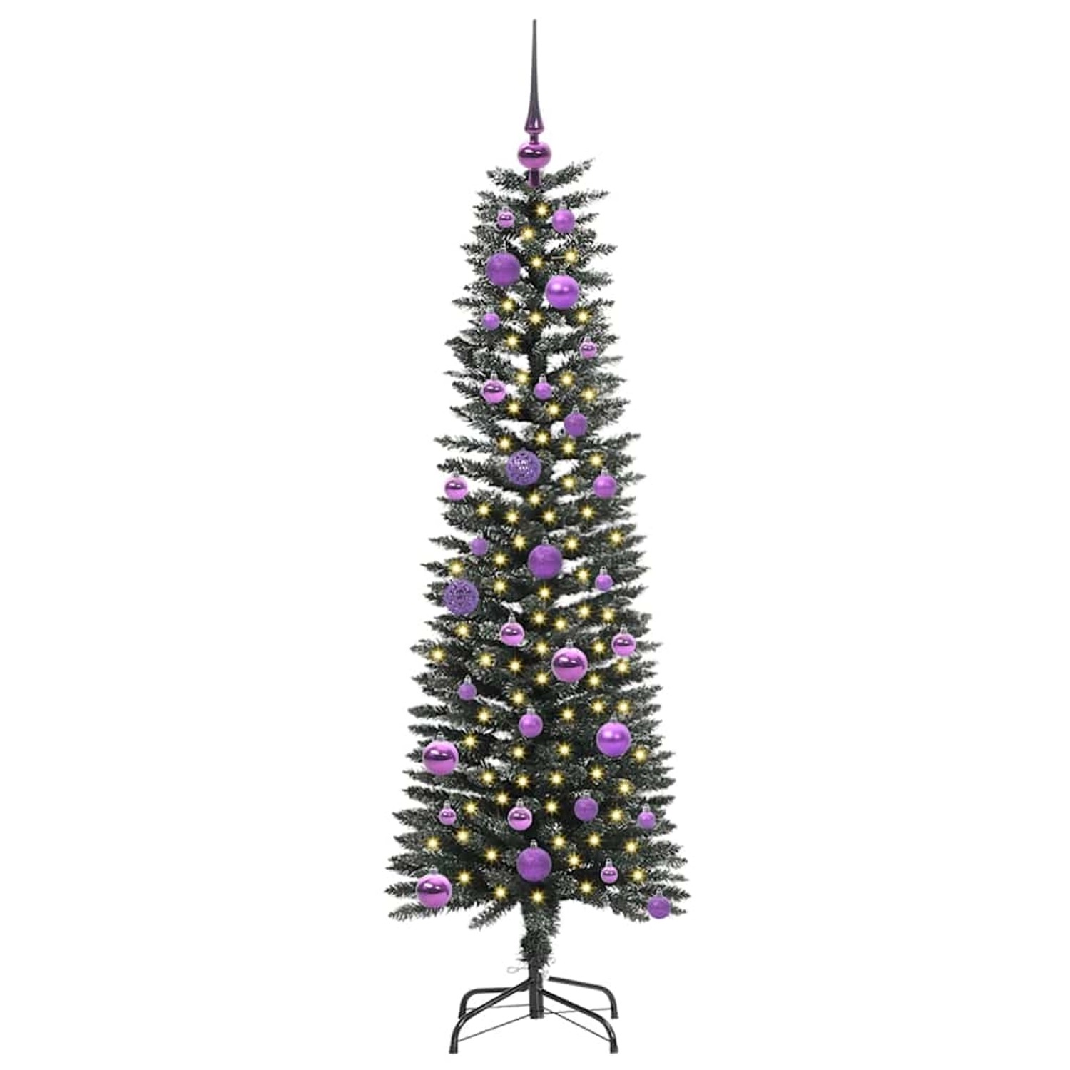 vidaXL Künstlicher Weihnachtsbaum mit 150 LEDs Grün 43 x 43 x 150 cm 3395934