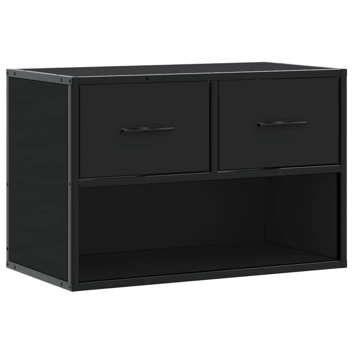 vidaXL TV-Schrank Schwarz 60x31x39,5 cm Holzwerkstoff und Metall 848909 günstig online kaufen