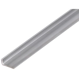 Alberts Winkelprofil, ungleichschenklig, Edelstahl, 10x20x1000 mm.