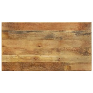 Esstisch aus Mangoholz, 110x60 cm, Tischplatte aus Massivholz mit natürlicher Maserung.