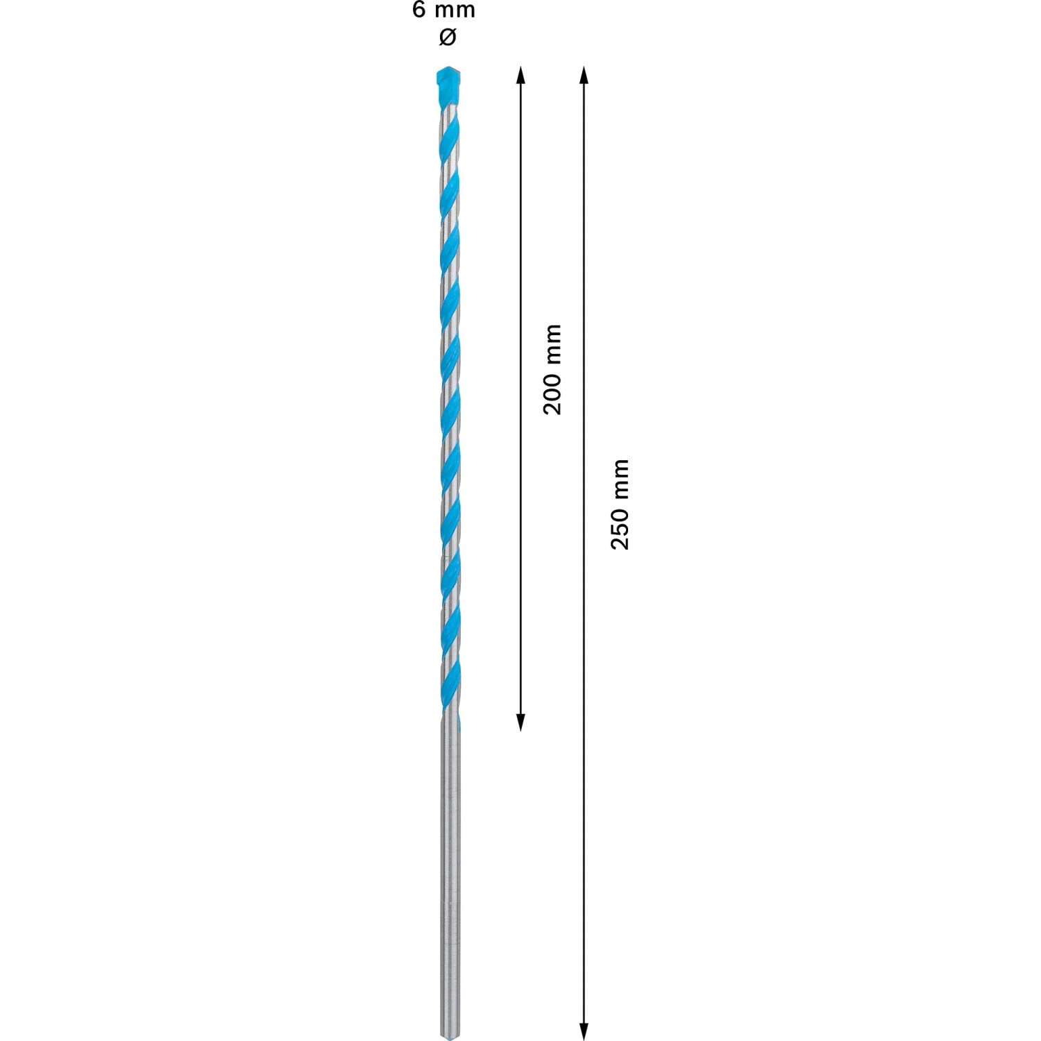 Black+Decker Multimaterial-Bohrer – 6 Mm, Sechskantschaft Für Allround-Einsatz
