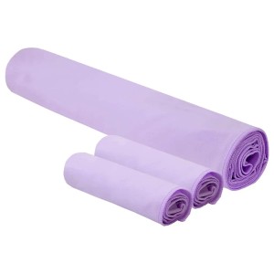 vidaXL Sporthandtuch Set 3-Tlg Lila Polyester und Polyamid 42011504