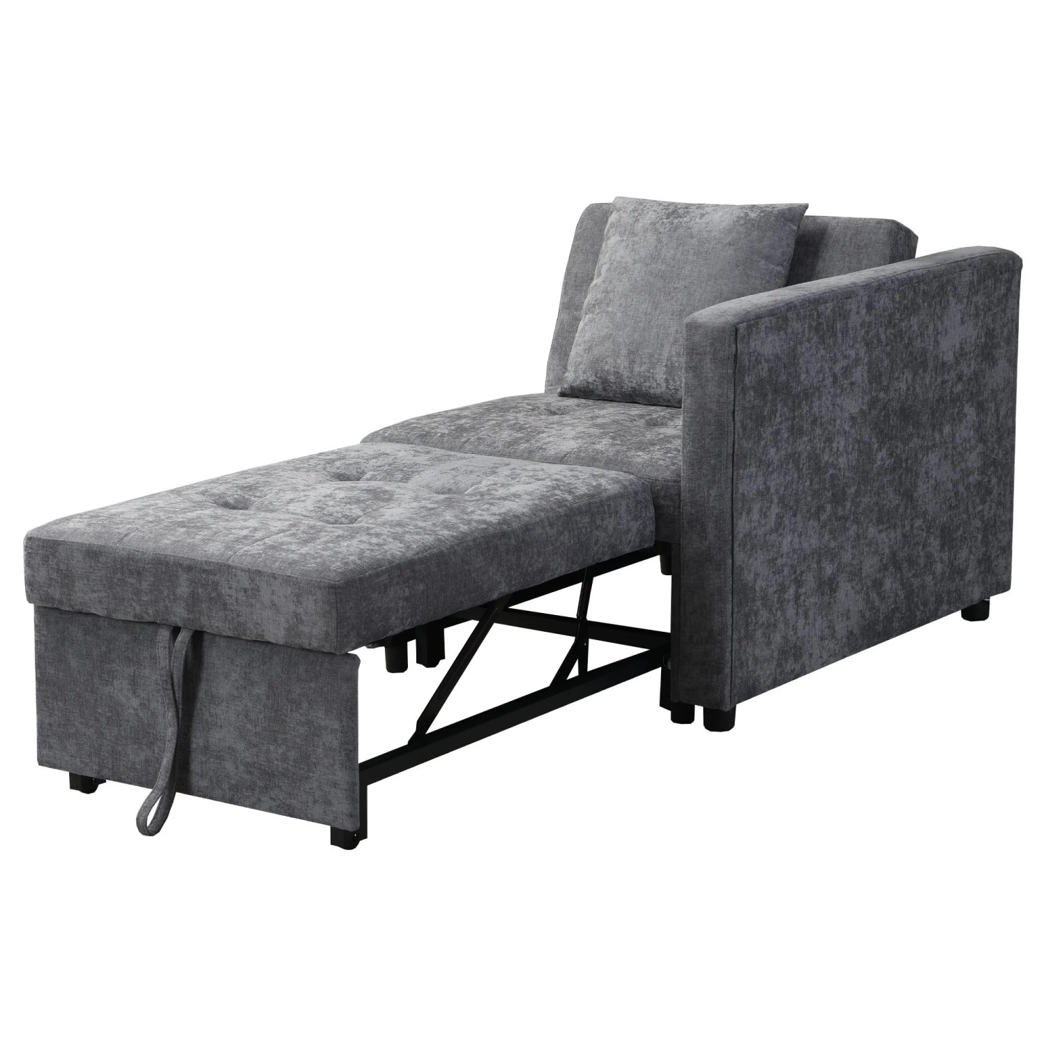 Merax Schlafsofa 3in1 mit LED USB Typ-C Leinenstoff