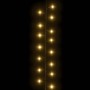 Warmweiße LED-Lichterkette, 45m, für Weihnachtsdekoration.