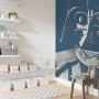 Komar Vlies Fototapete Star Wars Vader im Kinderzimmer, 150x280 cm.