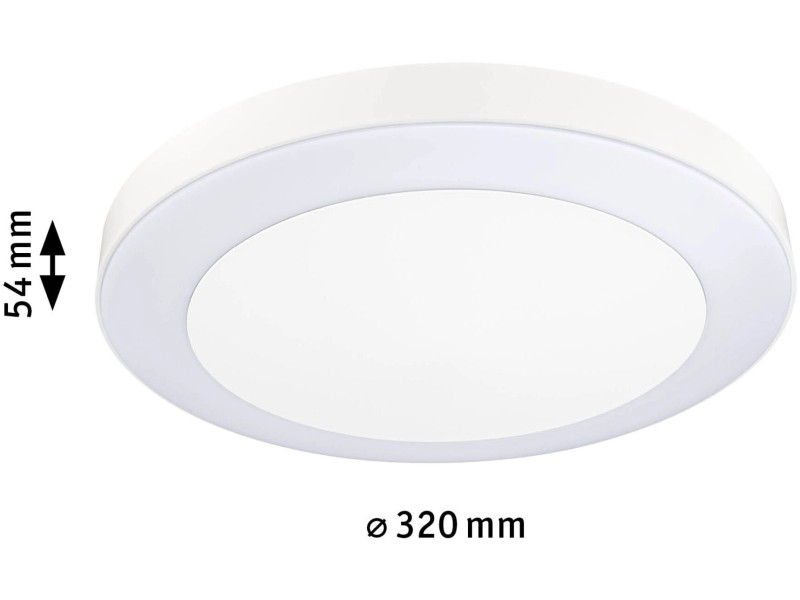 Paulmann LED-Outdoor-Deckenleuchte Circula 230 V ZigBee mit Sensor Weiß bei OBI kaufen