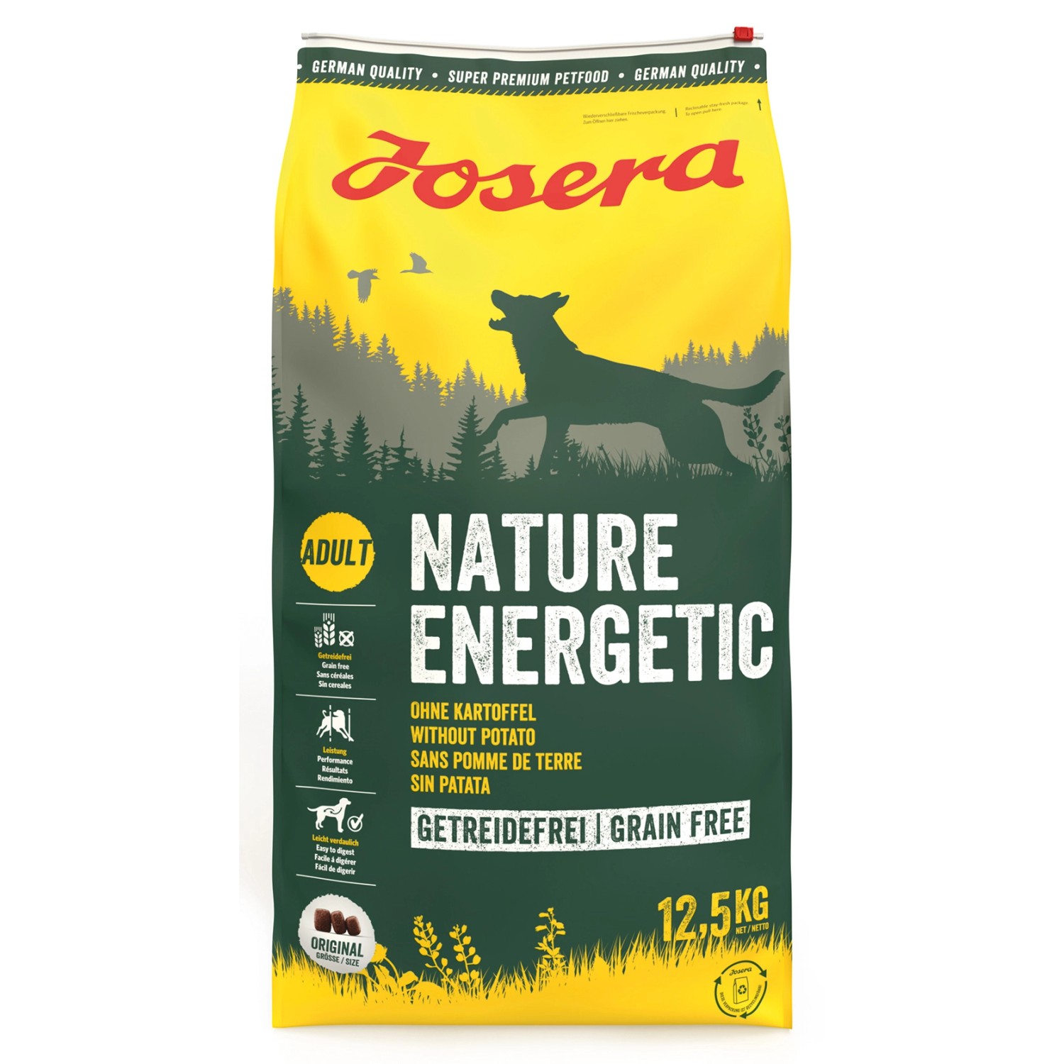 Josera Hunde-Trockenfutter Nature Energetic 12,5 kg