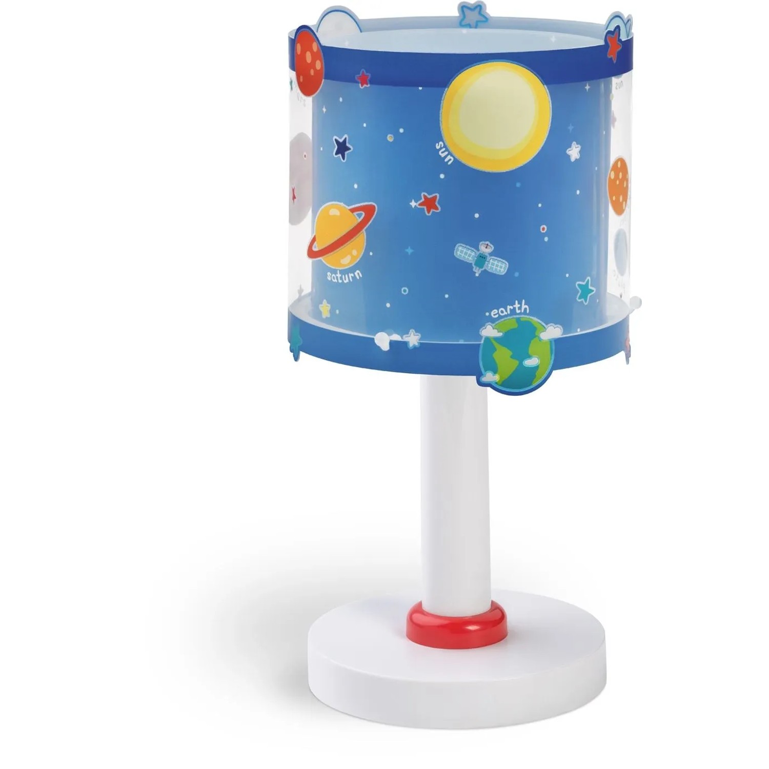 Dalber Tischlampe LED Nachtlicht für Kinder Planeten Sonnensystem
