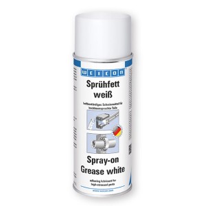 WEICON Sprühfett Weiß, 400ml Dose. Spezial-Spray für hochbeanspruchte Teile.