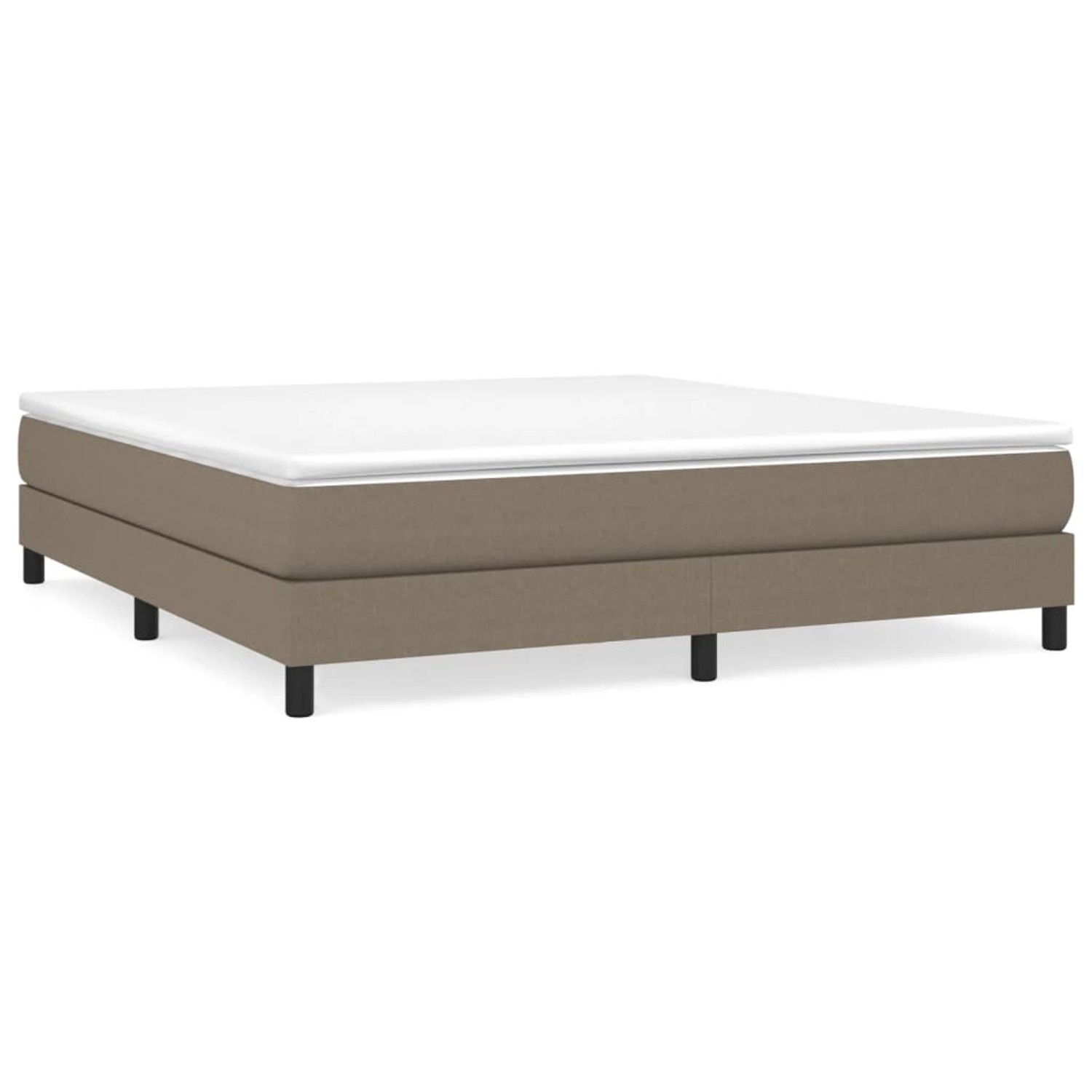 vidaXL Boxspringbett Taupe 160x200 cm Stoff1368418 günstig online kaufen