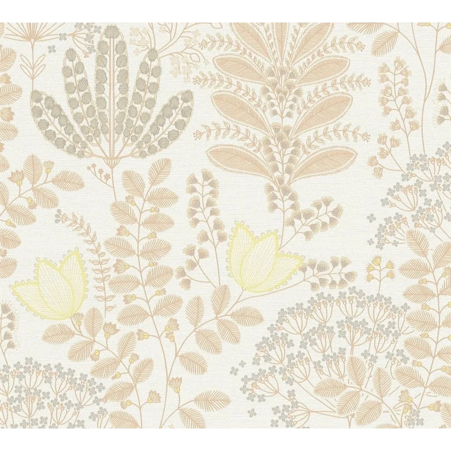 Tadessi Tapete Floral M1-No.10962 Vliestapete in Orange