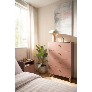 Schildmeyer Kommode Bjarne 101,3 cm x 60,1 cm x 33 cm Mauve