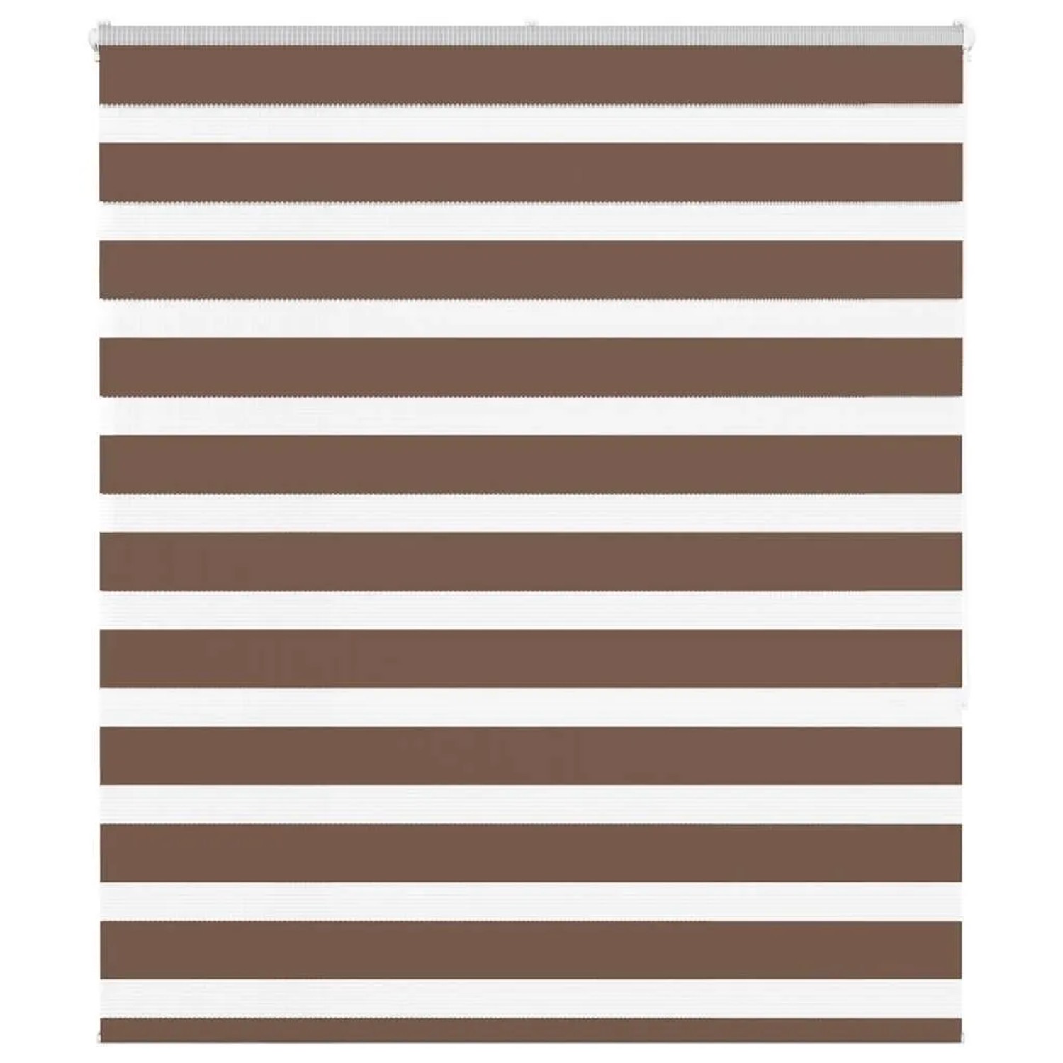 vidaXL Doppelrollo Braun 135x150 cm Stoffbreite 130,9 cm Polyester 4014346 günstig online kaufen