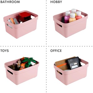 Sunware Aufbewahrungsbox Sigma Home 2,5 l Rosa für Bad, Hobby, Spielzeug und Büro.