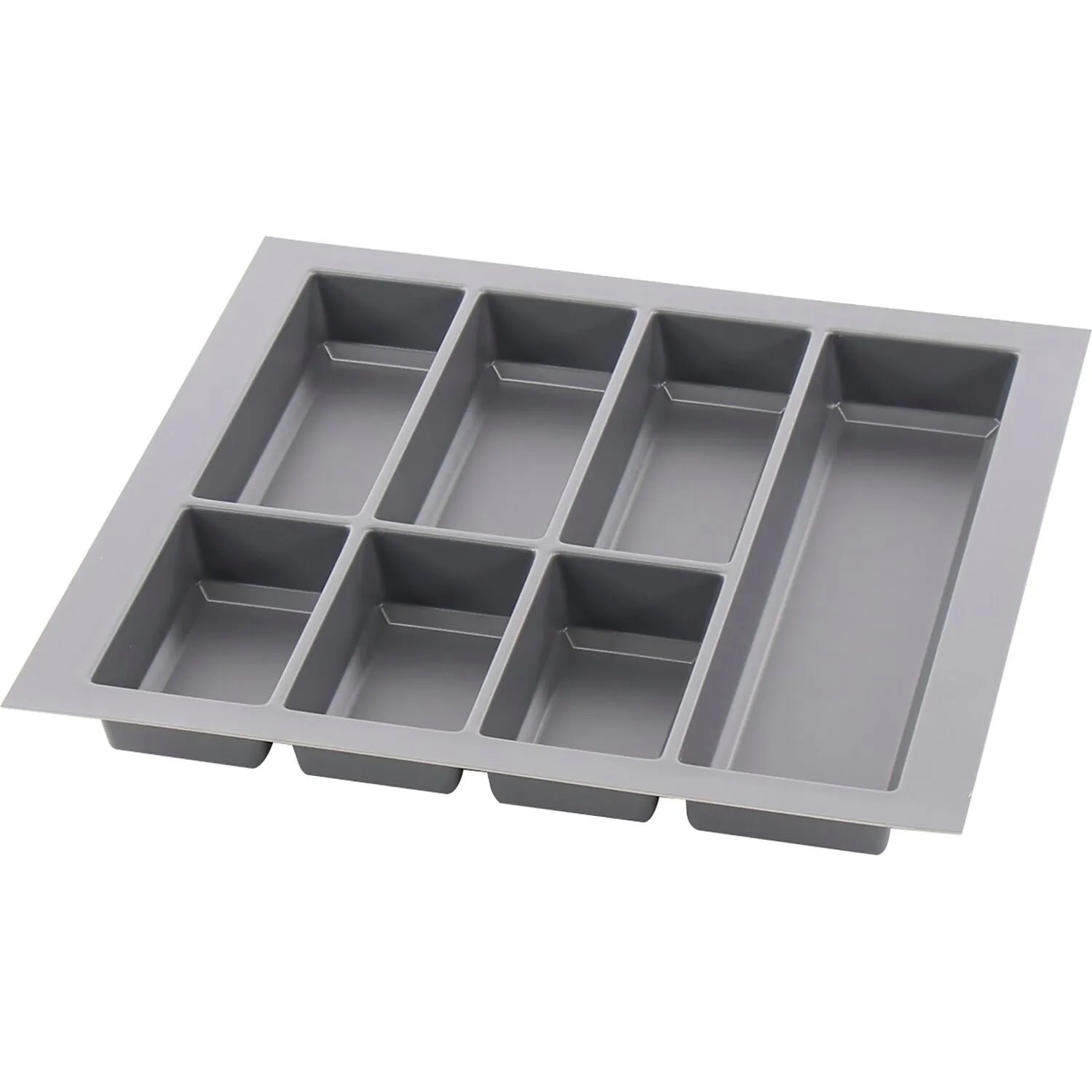 Agoform Besteckeinsatz Classico Kürzbar 490x490x50,5mm Kunststoff Schiefergrau