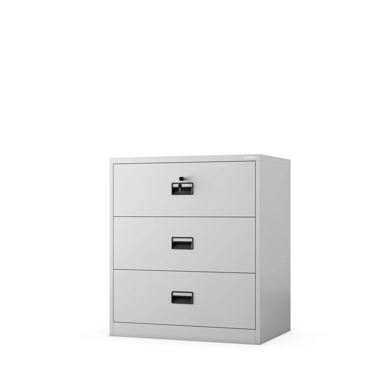 JAN NOWAK Aktenschrank aus Metall SARA XL V3 102x90x60 cm Grau