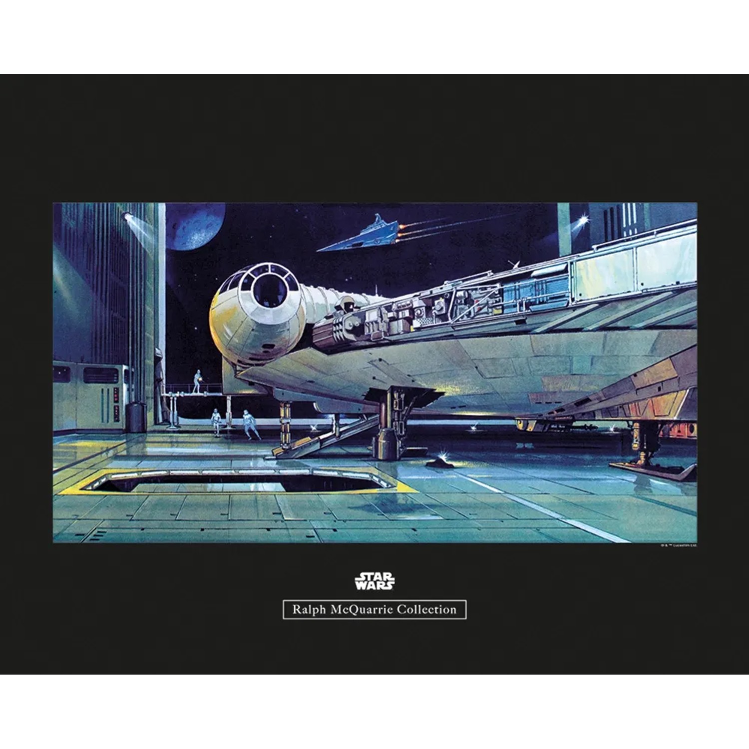 Komar Wandbild Star Wars Hangar 50 x 40 cm