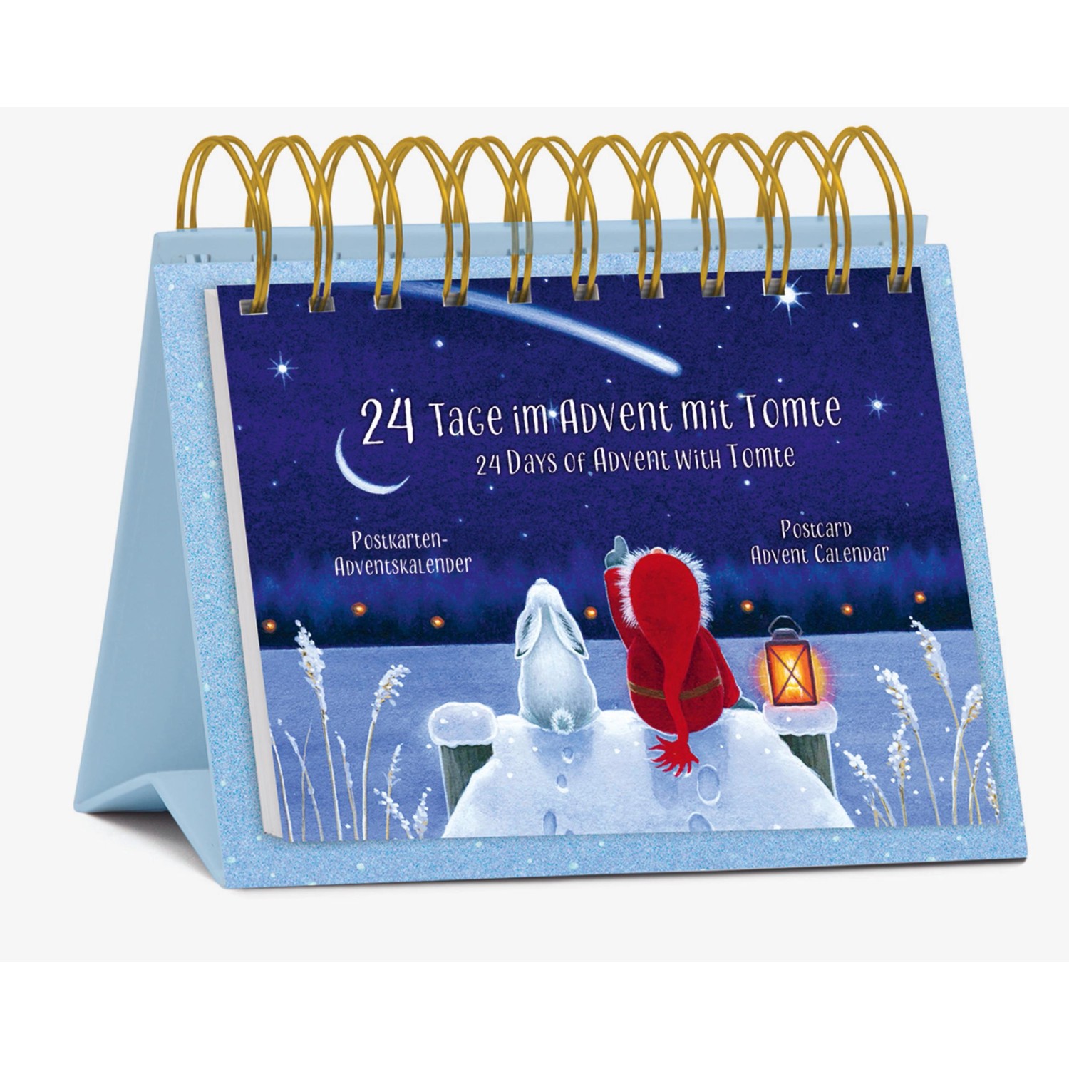 Postkarten-Adventskalender -24 Tage im Advent mit Tomte-