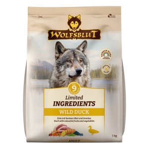 Wolfsblut Hunde-Trockenfutter Limited Ingredients Wild Duck 1 kg