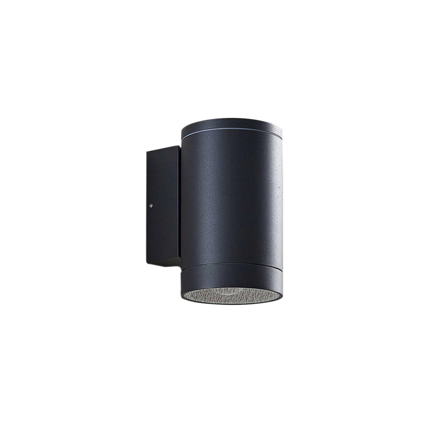 Lucande Wandleuchte Außen Thomke 9969156 Modern in Alu aus Aluminium 1-flammig E27