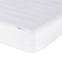 Weiße Matratze für vidaXL Bett, Detailaufnahme der Oberfläche.