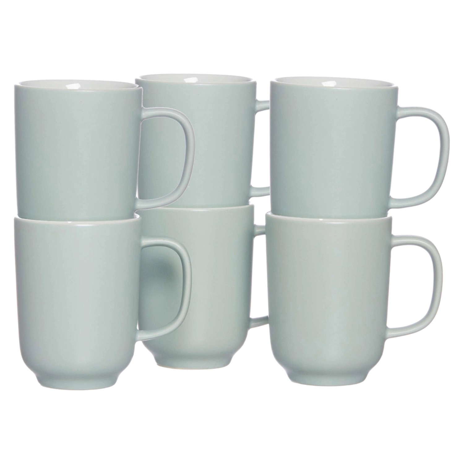 Ritzenhoff & Breker Jasper Kaffeebecher 285 ml 6er Set Mint (Maße: 10cm | 11cm | 8cm)