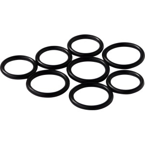 KÖRO O-Ringe Dichtungsset, 8-teilig, für Schlauchkupplungen, NBR, zur Abdichtung im Garten.