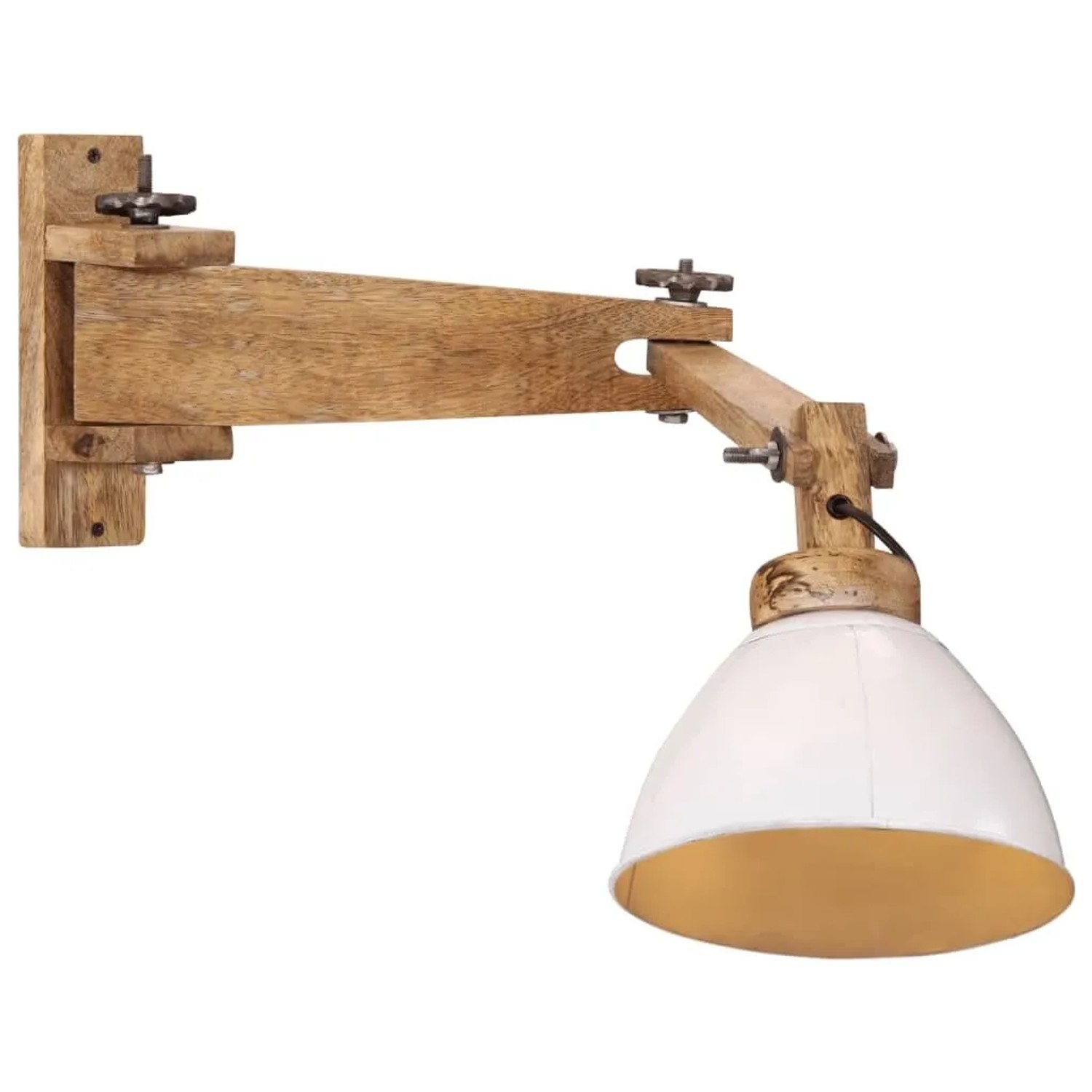 vidaXL Wandleuchte 25 W Weiß E27 371912