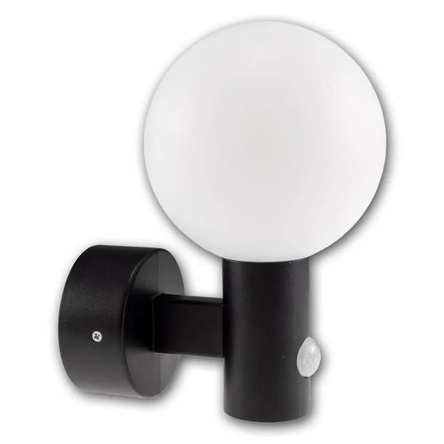 ChiliTec LED Wandleuchte LAMU Warmweiß PIR IP65 15W Schwarz