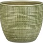 Scheurich Übertopf 866, Ø 25 cm, Menta. Keramik-Blumentopf mit Textur für den Innenbereich.