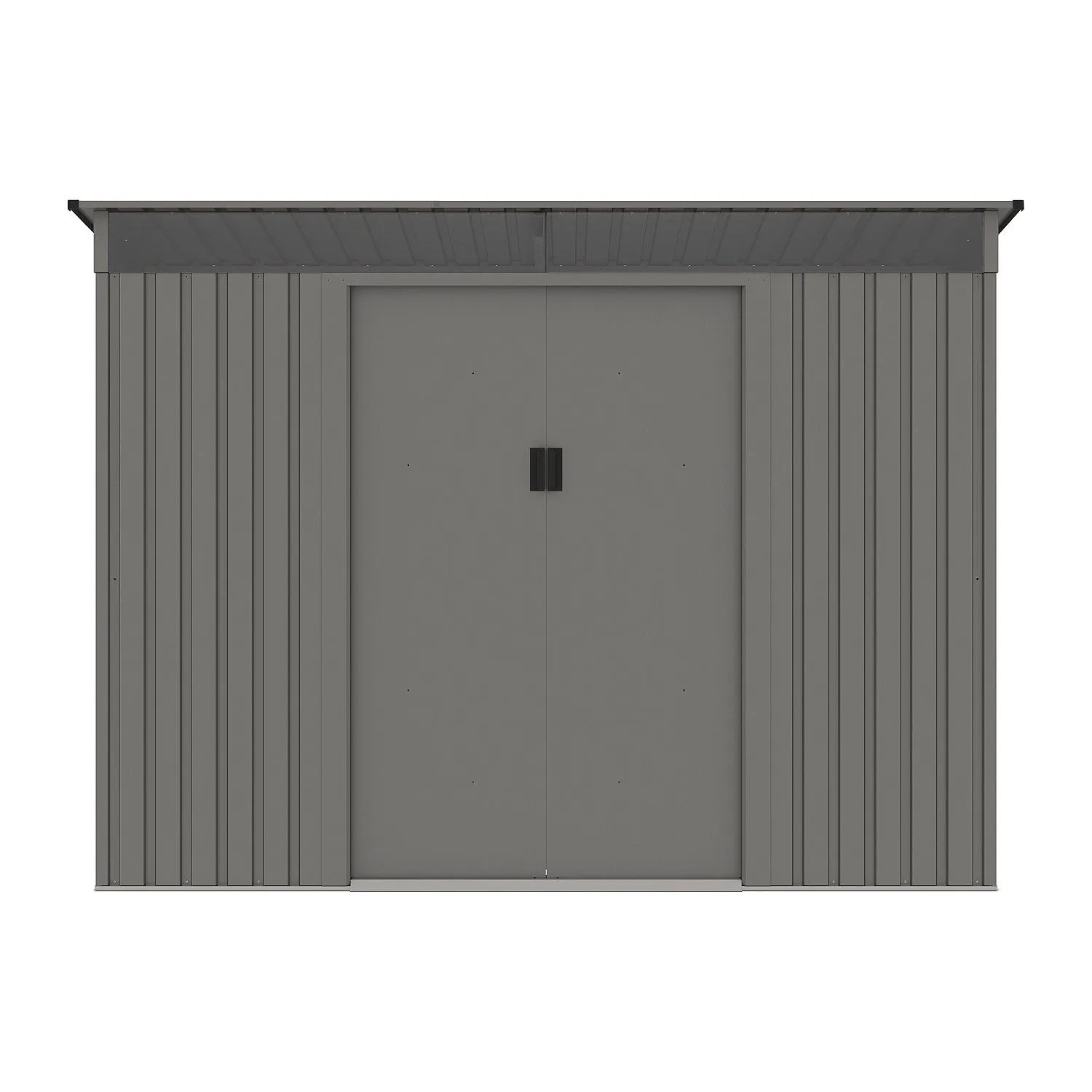 Vente-unique Schrebergartenhaus Folco Grau 251 cm