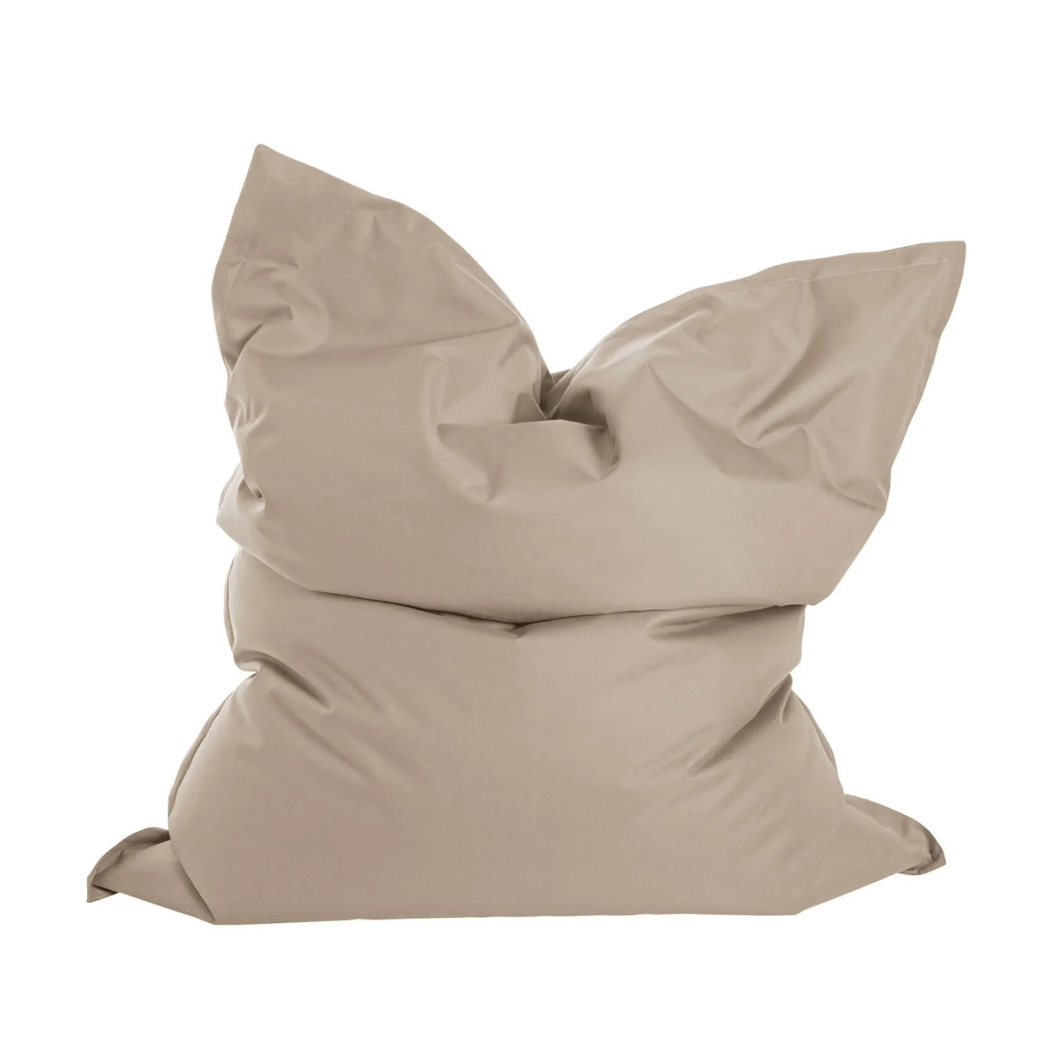 mokebo Sitzsack Outdoor XXL für Kinder & Erwachsene Der Große Bean Bag oder Riesen-Sitzsack in Beige-Khaki