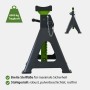 TRUTZHOLM Unterstellböcke, 2 Stück, je 6 t Traglast, höhenverstellbar von 380 bis 600 mm, für Autoreparatur.