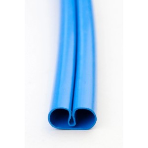 Blauer Summer Fun Handlauf-Bodenschienen-Satz aus Kunststoff für Acapulco Pools.