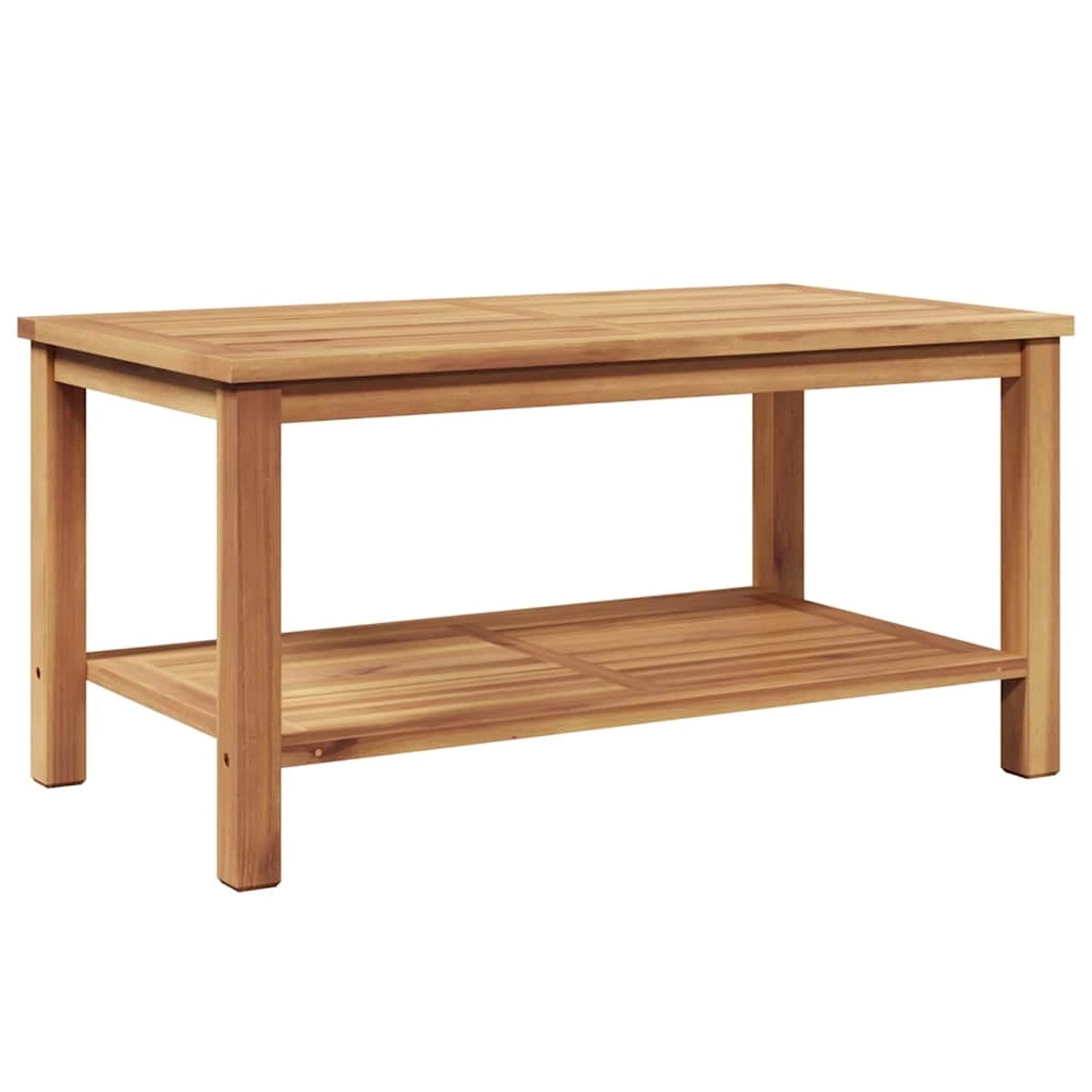 vidaXL Couchtisch Braun 90 x 50 x 45 cm Teak-Massivholz 42002309 günstig online kaufen