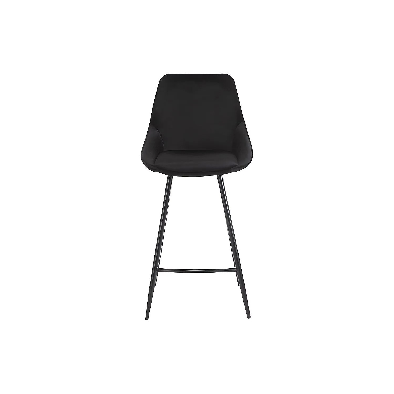 Vente-unique Barhocker Masurie Schwarz 48 cm