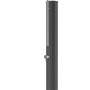 Schwarze Gre Solardusche aus Aluminium, 30 l, für den Garten oder Pool.