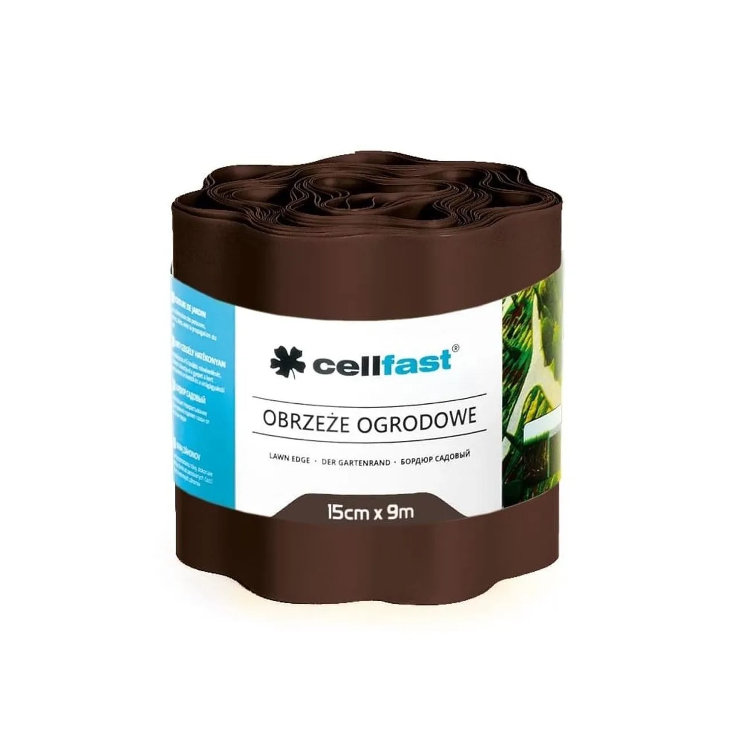 Cellfast Gartenrand Braun Kunststoff 15 Cm X 9 M