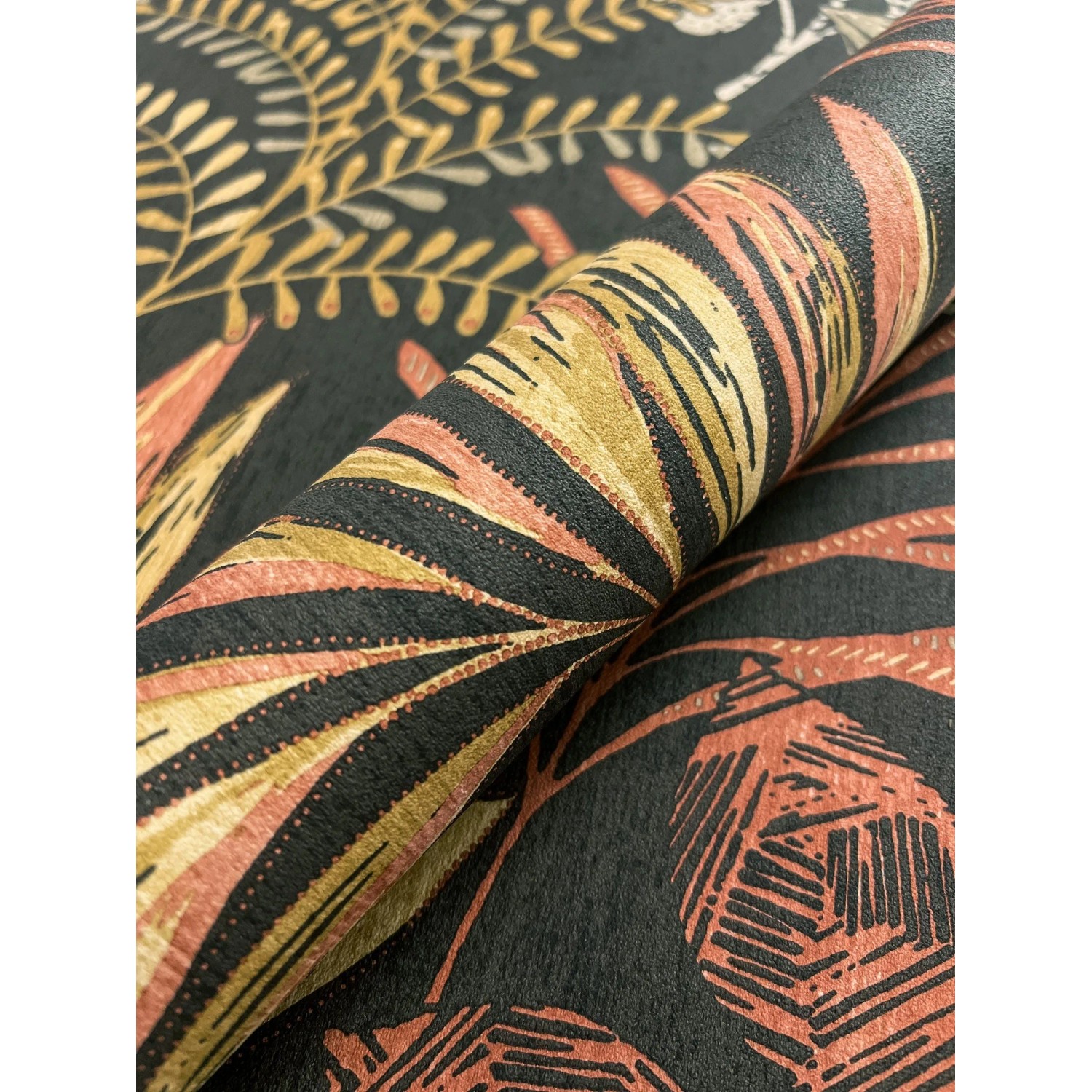 Newroom Vliestapete Zoelle Dark Brown Dschungel Modern günstig online kaufen