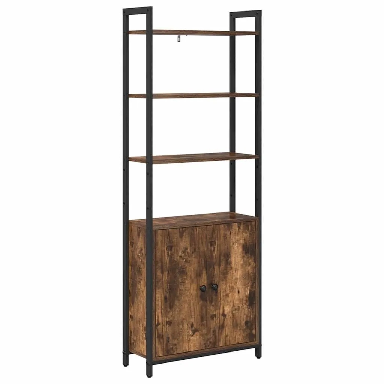 vidaXL Bücherregal Geräucherte Eiche 60 x 24 x 161 cm Holzwerkstoff 883858 günstig online kaufen